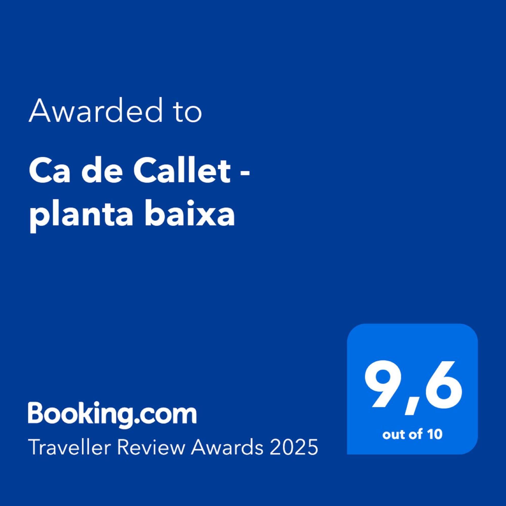Ca De Callet - Planta Baixa Estación Екстериор снимка